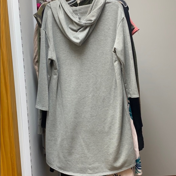 Hooded sweatshirt dress - Picture 3 of 3